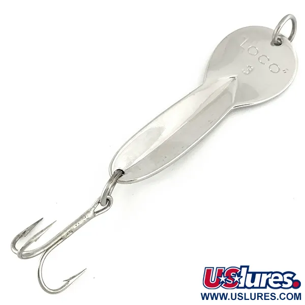 Luhr Jensen Loco 3 Cuillère Ondulante, Nickel, 17g, nickelée, #7000