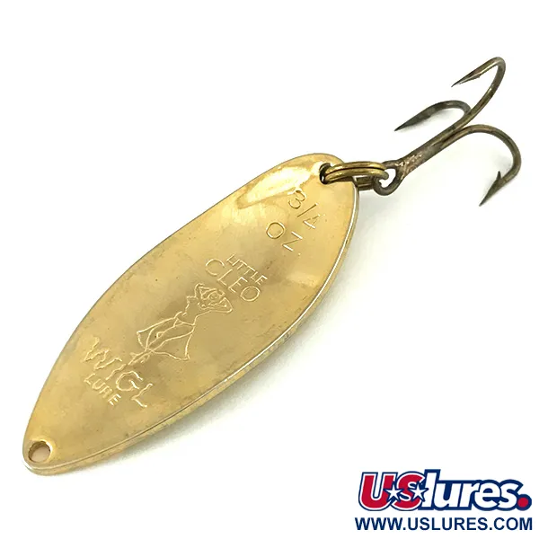 Seneca Little Cleo (Hula Girl) Cuillère, Doré, 21g, Vintage, #7001