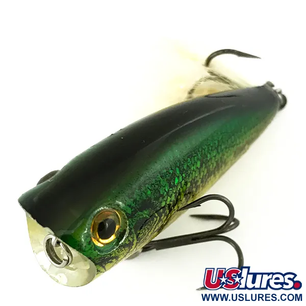 Heddon Excalibur POP'N IMAGE Popper, Bull Frog, 9g, Triple Plumeux #7006