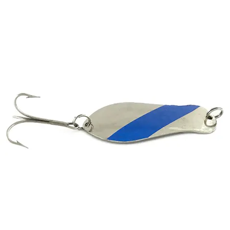 K-B Bait K-B Spoon 2 Cuillère, Nickel / Bleu, 14g, Gravure USA, #7026