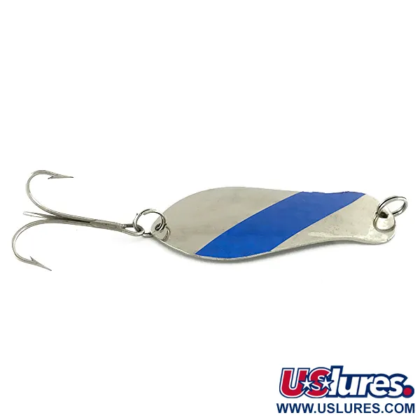 K-B Bait K-B Spoon 2 Cuillère, Nickel / Bleu, 14g, Gravure USA, #7026