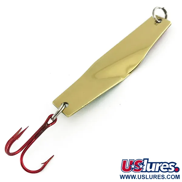 Z-RAY Lures Z-Ray Model 125 Cuillère, Or/Rouge/Vert, 11g, #7031