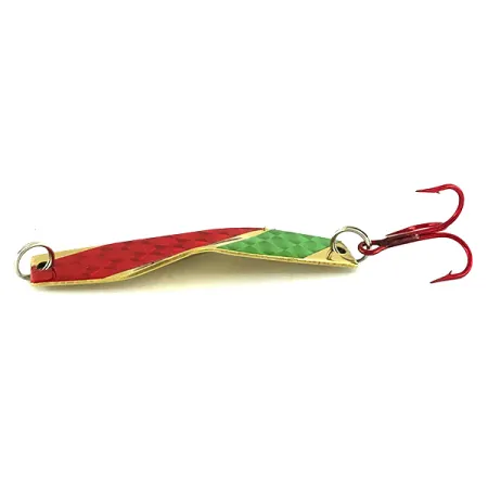 Z-RAY Lures Z-Ray Model 125 Cuillère, Or/Rouge/Vert, 11g, #7031