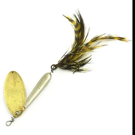 Cuiller Renosky Lures Swiss Swing 5, Nickel / Laiton, 9g, Plumes, #7055