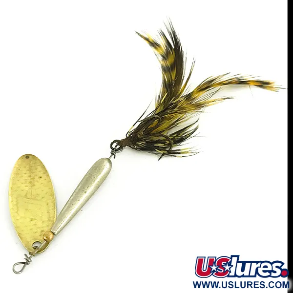 Cuiller Renosky Lures Swiss Swing 5, Nickel / Laiton, 9g, Plumes, #7055