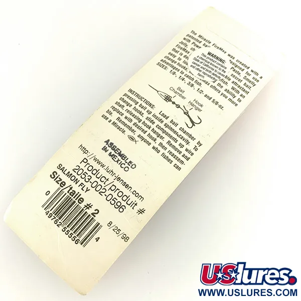 Luhr Jensen Fire Max Miracle 2 Cuillère, Or / Noir, 7g, #7056