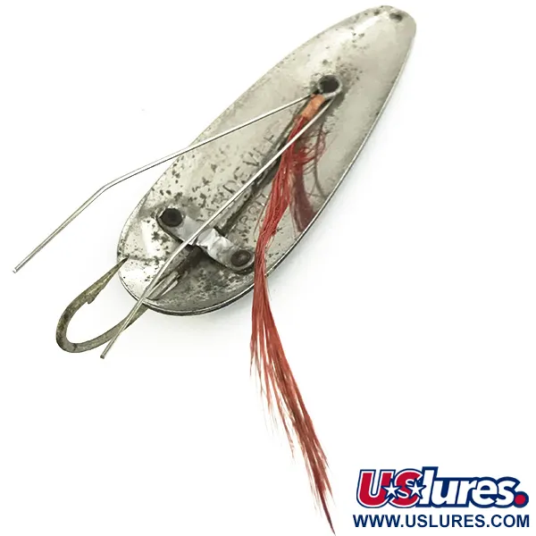 Eppinger Weedless Dardevle Cuiller, Noir/Blanc/Nickel, 28g, #7068