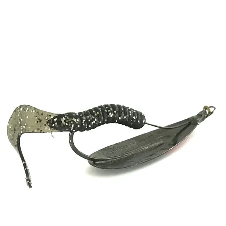 Weedless Johnson Silver Minnow Cuillère, Noir / Rouge, 14g, #7071