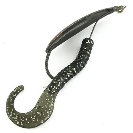 Weedless Johnson Silver Minnow Cuillère, Noir / Rouge, 14g, #7071