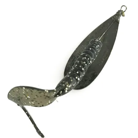 Weedless Johnson Silver Minnow Cuillère, Noir / Rouge, 14g, #7071