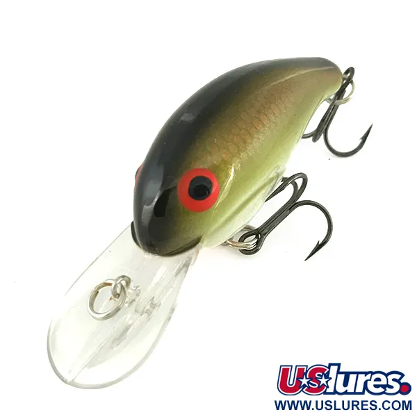 Bandit 200 Crankbait, Olive-Or, 8.5g, Billes bruiteuses, #7077