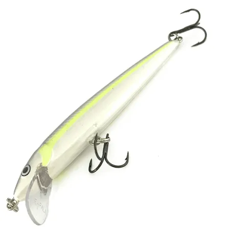 RAPALA HUSKY JERK Holo Poisson Nageur, Argent-Jaune, 10g, Suspending, #7079