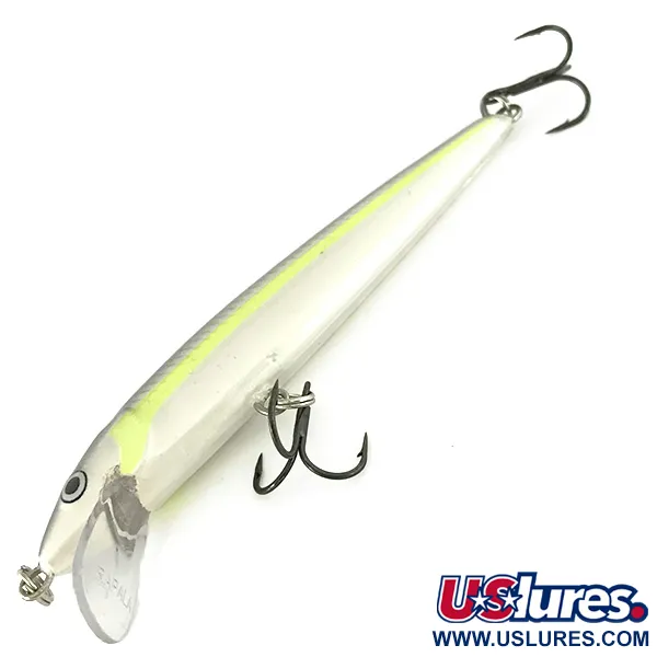 RAPALA HUSKY JERK Holo Poisson Nageur, Argent-Jaune, 10g, Suspending, #7079