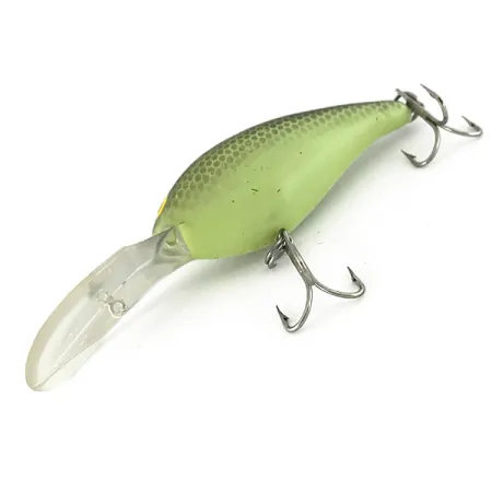 Norman DD 14 Deep Diver, Écailles Olive/Citron, 16g, Rattle, #7081