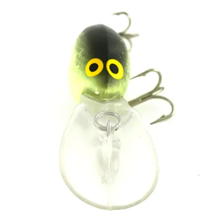 Norman DD 14 Deep Diver, Écailles Olive/Citron, 16g, Rattle, #7081