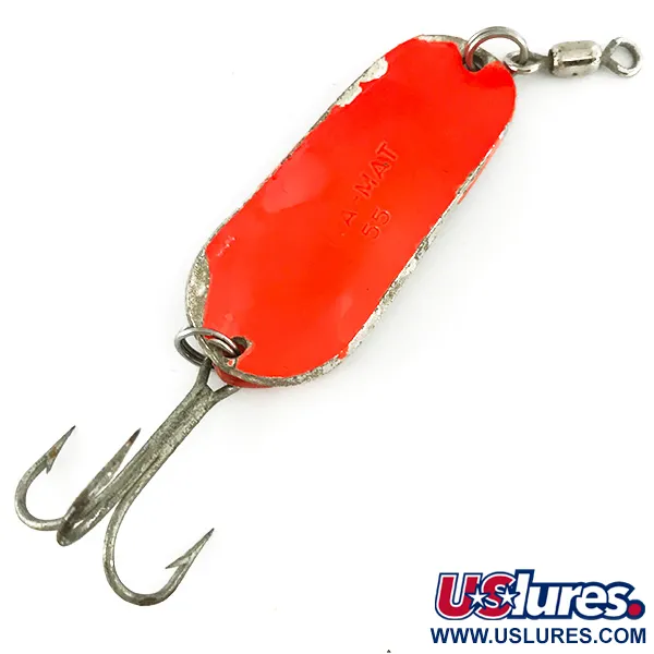 Gibbs Delta Kit-A-Mat #55 Cuillère, Argent/Orange UV, 25g, Glow UV, #7086