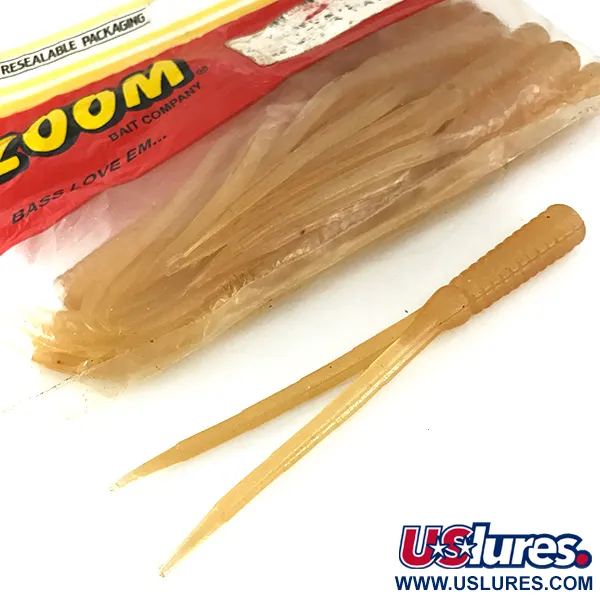 Zoom Split Tail Trailer leurre souple, Blanc perle, 10cm, fendu, #7092