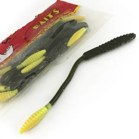 Big Bite Baits Jeff Kriet - Squirrel Tail Worm leurre souple 10pcs