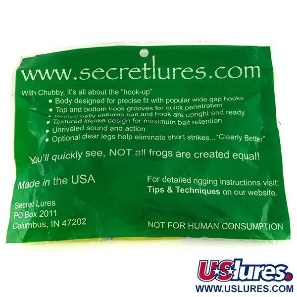 Secret Lures Chubby Frog Grenouille souple, Super Shad, 10cm, #7095