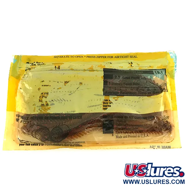 Berkley Power Worm leurre souple, Red, 17.3g, Corps annelé, #7097