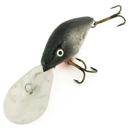 Mann's 30+ Depth Plus Crankbait, Noir-Argent, 14g, Plongeant, #7103