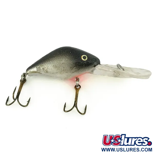 Mann's 30+ Depth Plus Crankbait, Noir-Argent, 14g, Plongeant, #7103