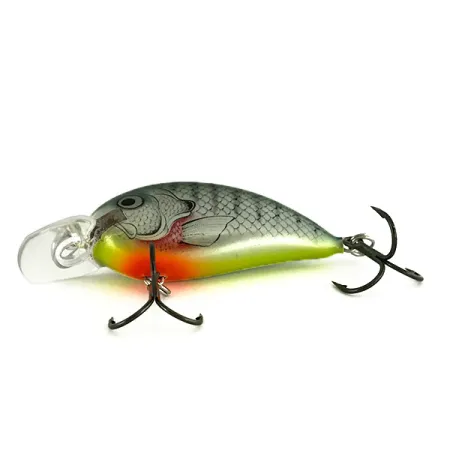 Bagley Pro Sunny B Squarebill Crankbait, Vert Argent, 8,5g, Balsa, #7107