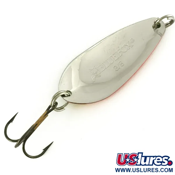 Blue Fox Strobe Tear Drop Cuillère, Fire Tiger, 11g, USA, #7117