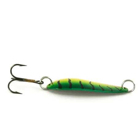 Blue Fox Strobe Tear Drop Cuillère, Fire Tiger, 11g, USA, #7117