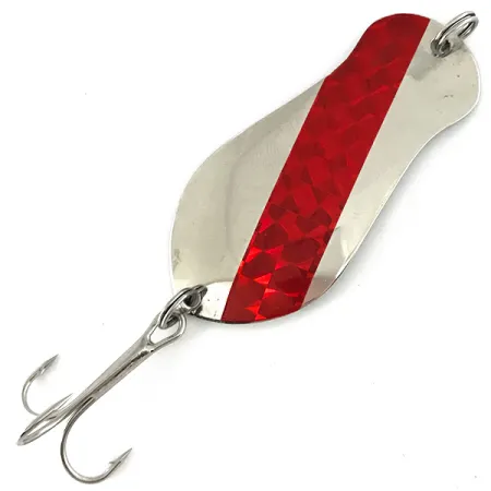 K-B Bait K-B Spoon Cuillère, Nickel / Rouge, 14g, Prisme, #7119