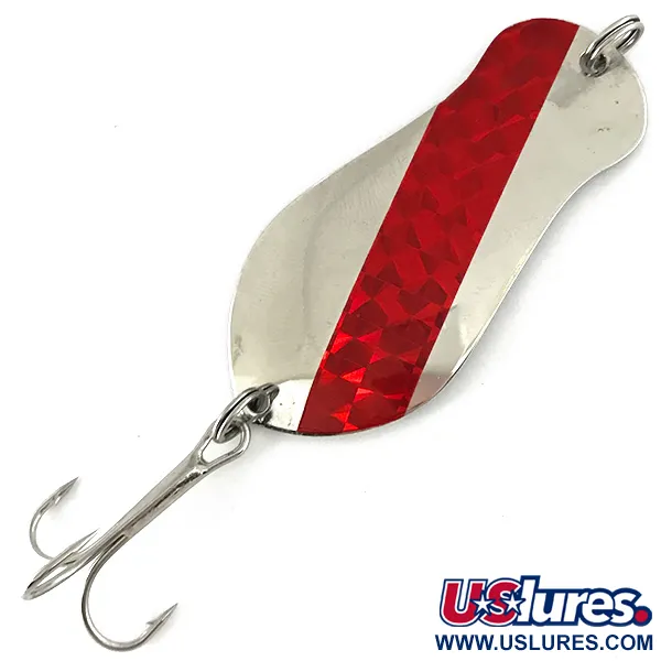K-B Bait K-B Spoon Cuillère, Nickel / Rouge, 14g, Prisme, #7119