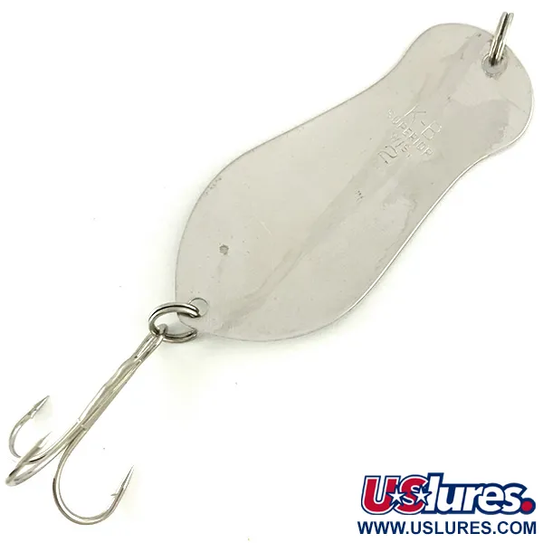 K-B Bait K-B Spoon Cuillère, Nickel / Rouge, 14g, Prisme, #7119