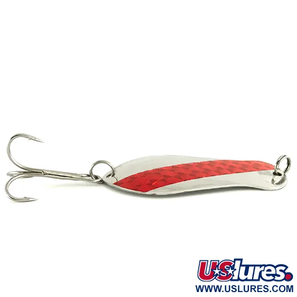 K-B Bait K-B Spoon Cuillère, Nickel / Rouge, 14g, Prisme, #7119