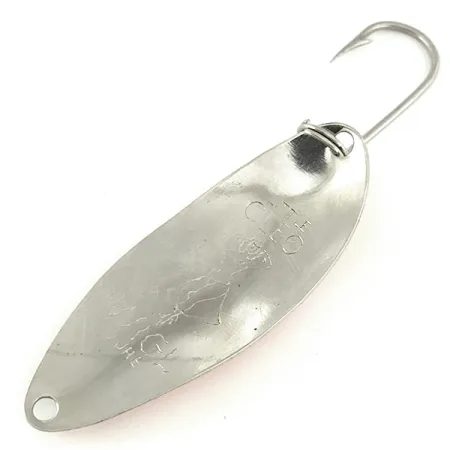 Seneca Little Cleo Glow cuillère traîne, Blanc/Orange/Nickel, 5g, #7120