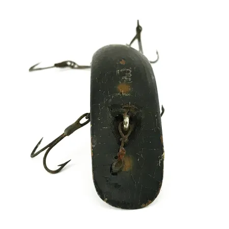 Helin FlatFish Leurre Bois, Noir-Jaune, 10g, Spreader-Bar, #7127