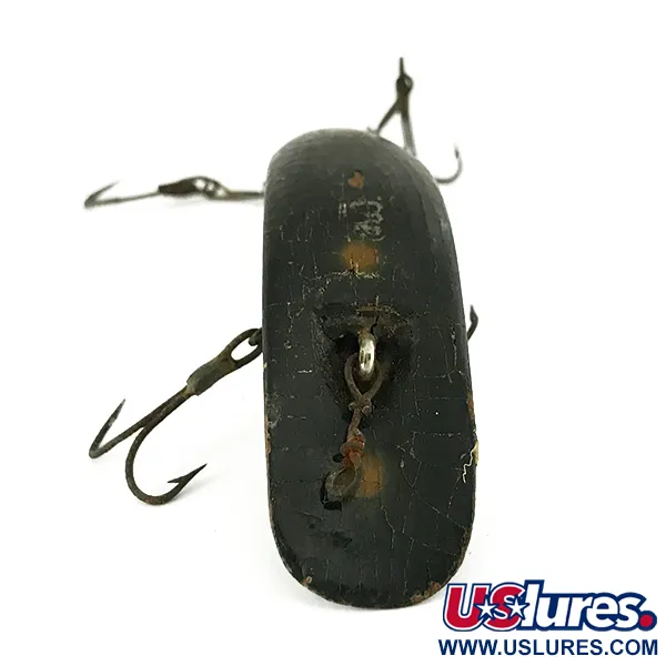 Helin FlatFish Leurre Bois, Noir-Jaune, 10g, Spreader-Bar, #7127