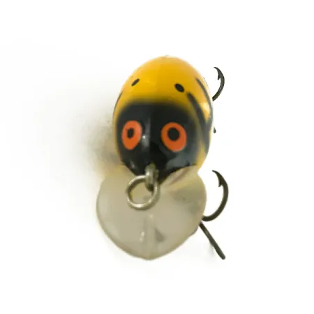 Bomber Model A Crankbait, Yellow Skeletal, 9g, Vintage, #7128