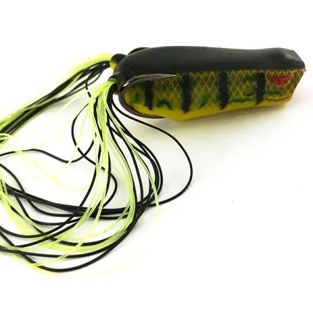 SPRO Dean Rojas Bronzeye Frog Popper, Perche, 14g, Double Hook, #7148