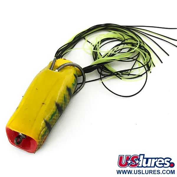 SPRO Dean Rojas Bronzeye Frog Popper, Perche, 14g, Double Hook, #7148