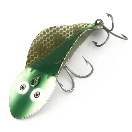 Buck Perry Spoonplug, Blanc/Vert/Rouge, 21g, Pêche de structure, #7152
