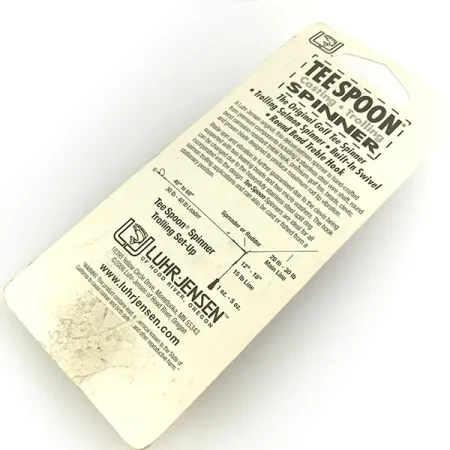 Luhr Jensen Tee Spoon 4 Cuillère, Nickel, 10g, Design Golf Tee, #7154