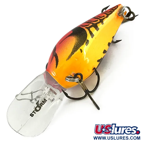 Storm Original Series Wiggle Wart Crankbait, Red, 11g, Bruiteur, #7155