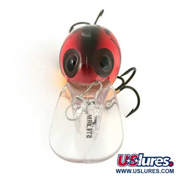 Storm Original Series Wiggle Wart Crankbait, Red, 11g, Bruiteur, #7155