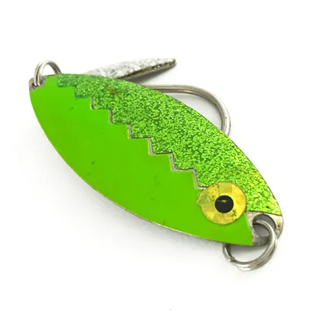 Flashy Fish Lures Flashy Fish Cuiller traîne, Vert/Nickel, 6g, #7201