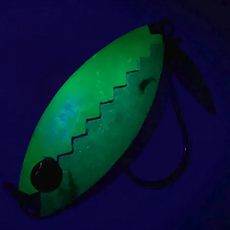 Flashy Fish Lures Flashy Fish Cuiller traîne, Vert/Nickel, 6g, #7201