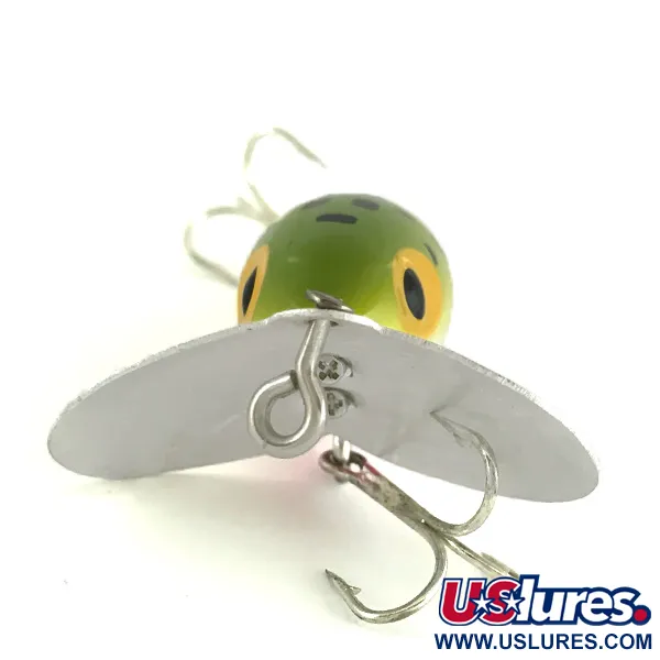 Fred Arbogast Jitterbug Leurre de Surface, Frog, 7g, Bavette Métal, #7215