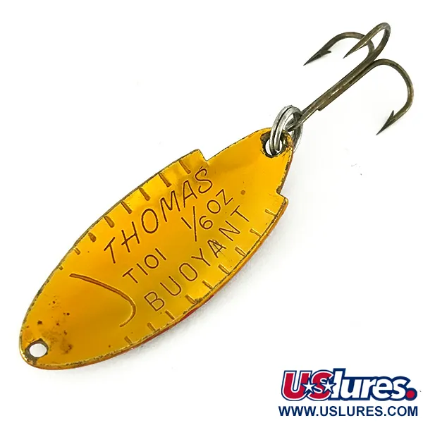 Cuillère Thomas Buoyant, Red Trout, 5g, Texture martelée, #7225