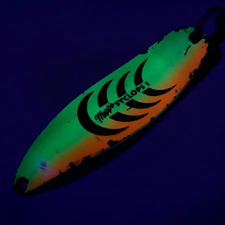 Mepps Syclops 1 UV Cuillère Ondulante, Fire Tiger, 12g, UV, #7230
