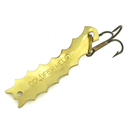 Al's Goldfish Goldfish Helgy Ondulante, Or / Yeux Rouges, 4.5g, #7244