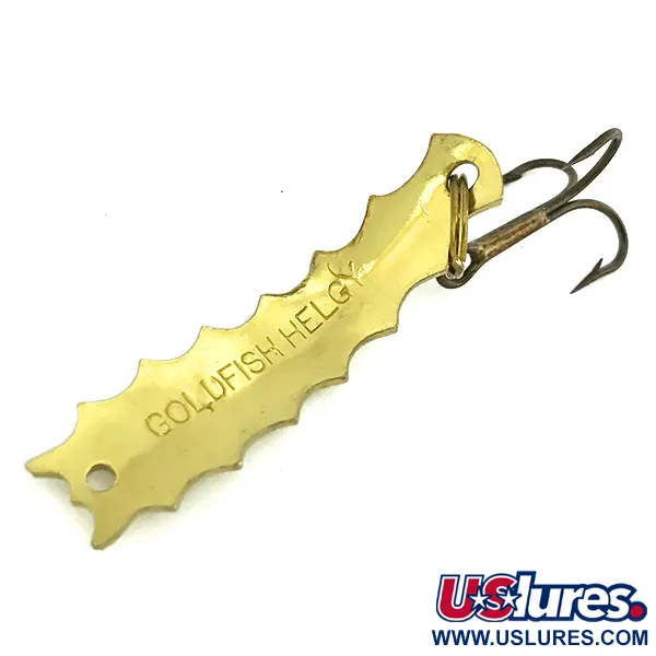 Al's Goldfish Goldfish Helgy Ondulante, Or / Yeux Rouges, 4.5g, #7244